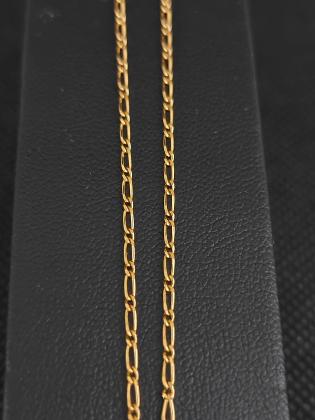 Catena in oro 18 Bilbao con ciondolo a croce 051-02-00460