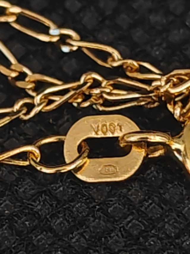 Catena in oro 18 Bilbao con ciondolo a croce 051-02-00460