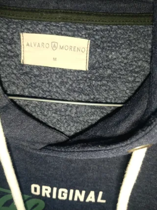 Sudadera Álvaro Moreno Talla M Azul