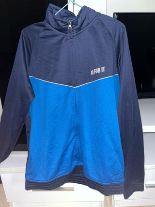 Chaqueta deportiva Nike azul y negra M