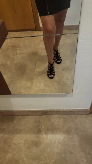 Zapatos de tacón negros