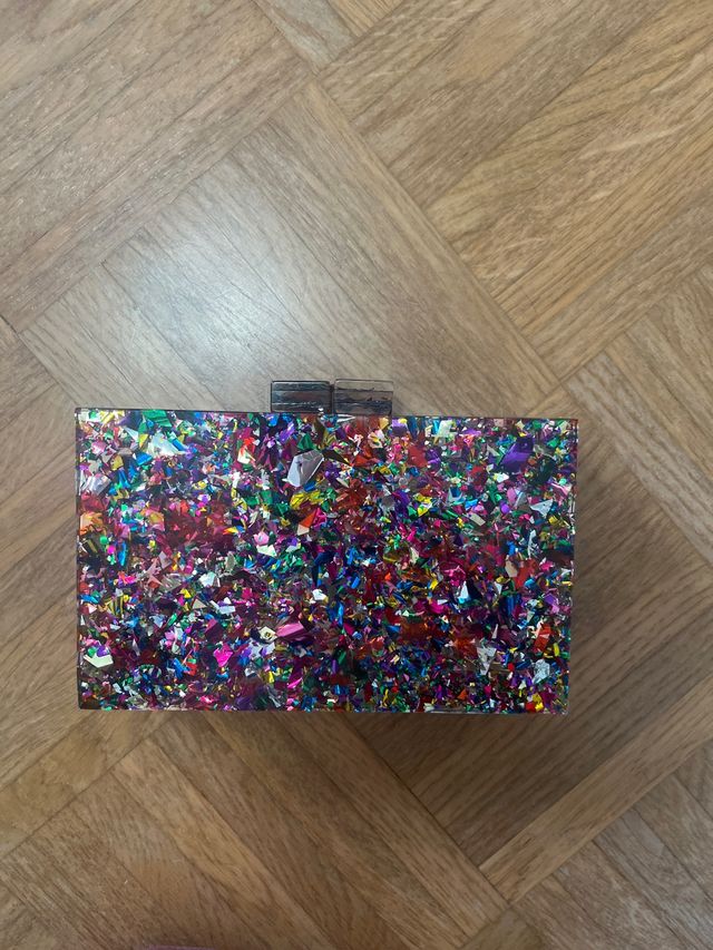 Bolso de fiesta acrílico multicolor