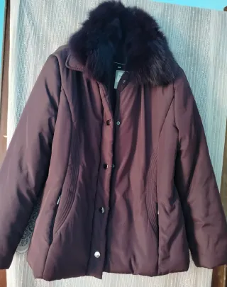 Giaccone nuovo invernale vintage con pellicciotto