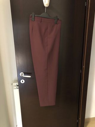 Pantaloni a sigaretta marrone