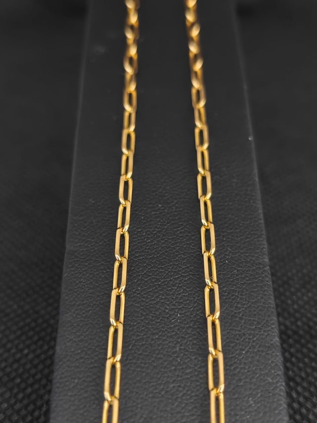 Catena in oro 18k forzata larga.051-02-00461