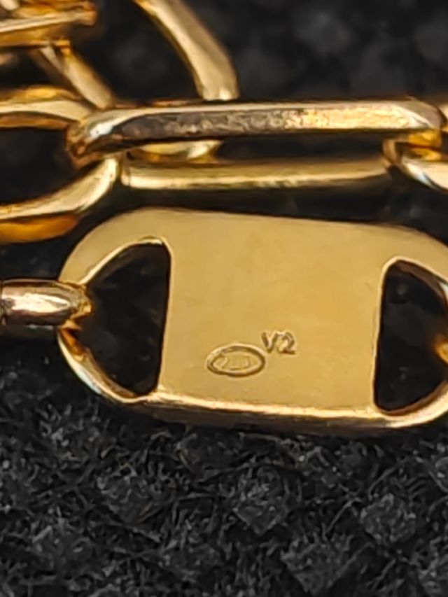 Catena in oro 18k forzata larga.051-02-00461