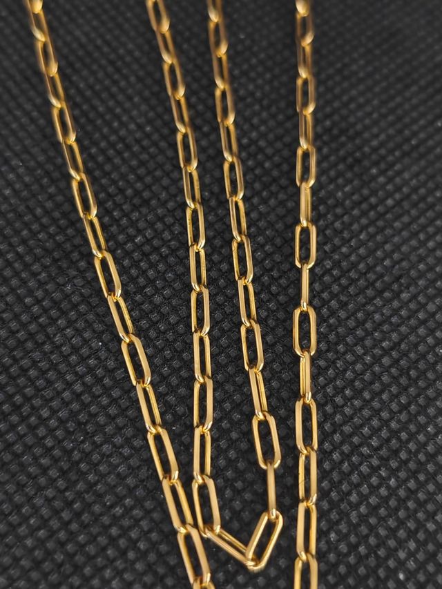 Catena in oro 18k forzata larga.051-02-00461