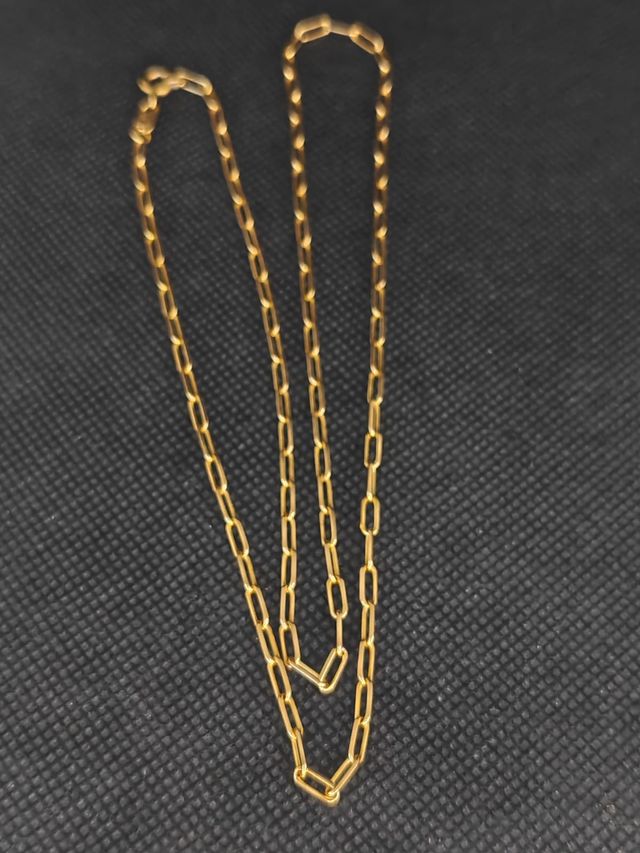 Catena in oro 18k forzata larga.051-02-00461