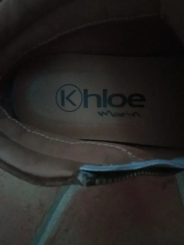 Botines de piel marrones y crema super cómodo