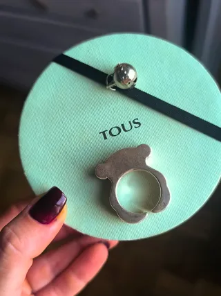Urge. Anillo Tous Oso Plata