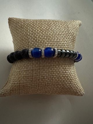 Bracciale Pietre Laviche e Blu