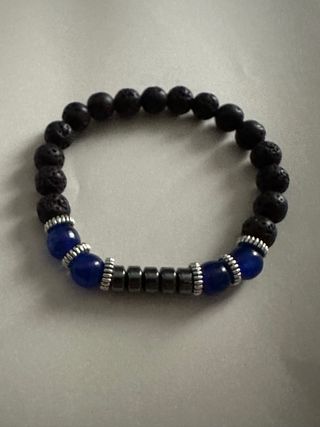 Bracciale Pietre Laviche e Blu