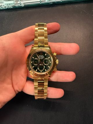 Rolex Daytona Ouro Verde Cronógrafo