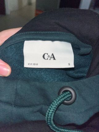 Sudadera hombre bicolor