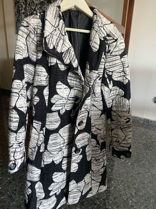 Abrigo invierno mujer estampado