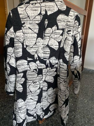 Abrigo invierno mujer estampado