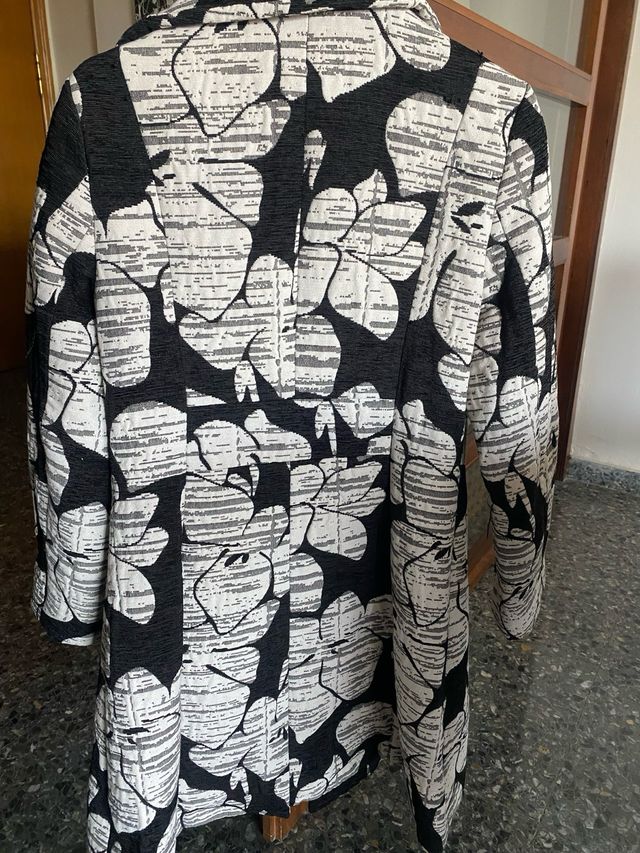 Abrigo invierno mujer estampado