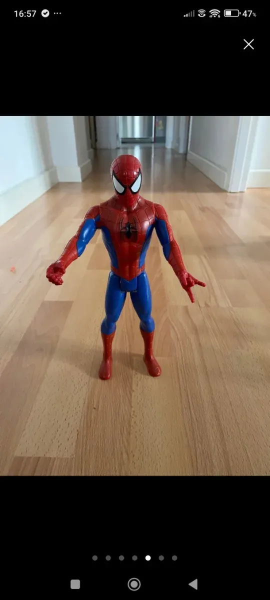 Figuras Marvel (Iron Man, Capitán América, Spiderm