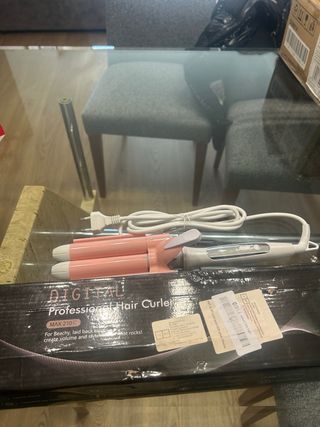 Plancha Ondas Profesional Digital Rosa