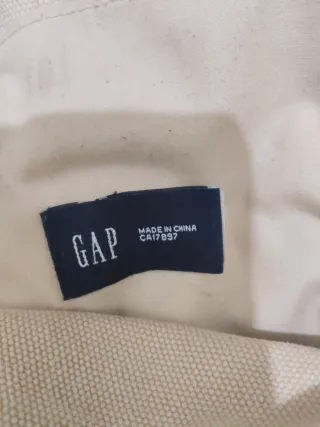 Bandolera vintage GAP beige y marrón