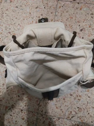 Bandolera vintage GAP beige y marrón