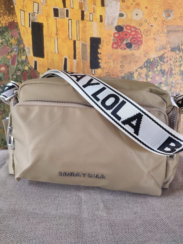 Bolso bandolera caqui