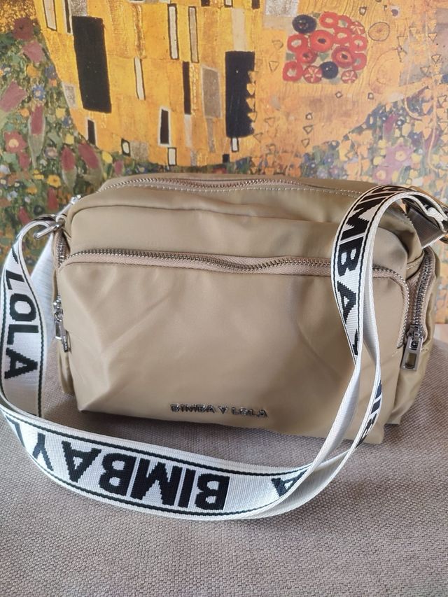 Bolso bandolera caqui