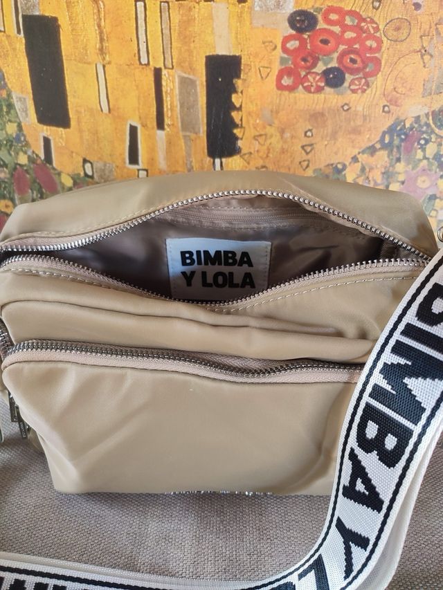 Bolso bandolera caqui