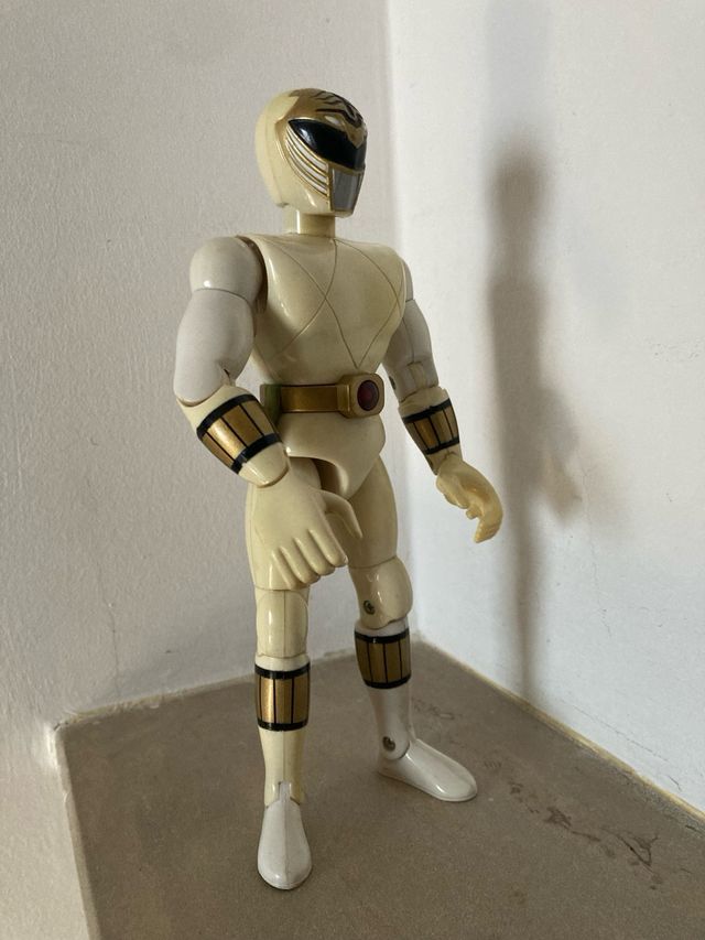 Power Ranger Branco Figura Vintage 1995 Bandai