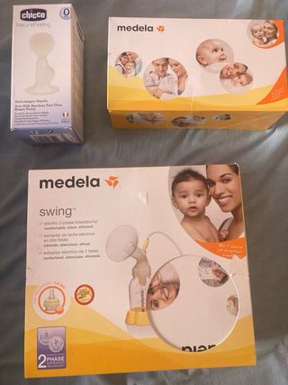 Sacaleches Medela y Chicco (Eléctrico y Manuales)