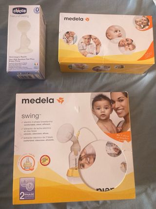 Sacaleches Medela y Chicco (Eléctrico y Manuales)