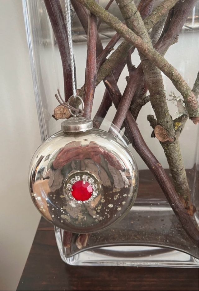 Bola de Natal Grande Decorada