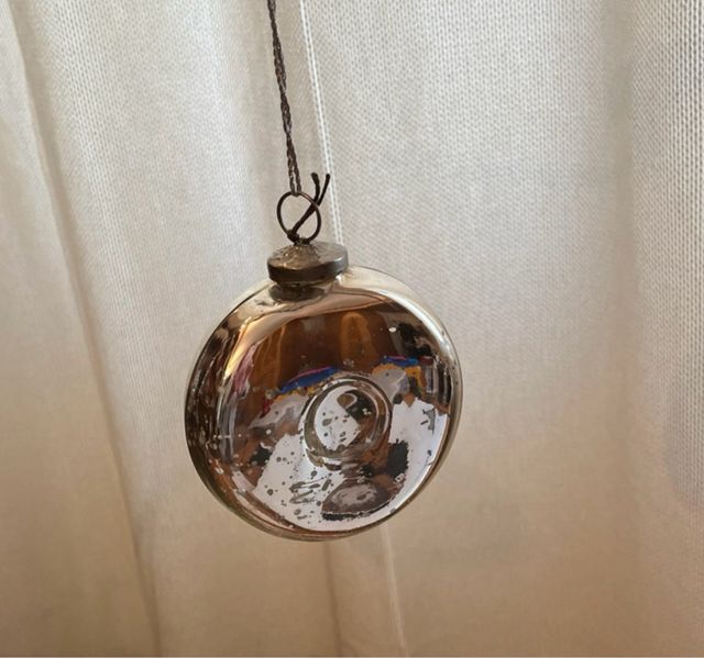 Bola de Natal Grande Decorada