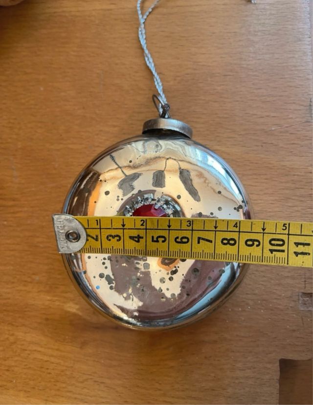 Bola de Natal Grande Decorada