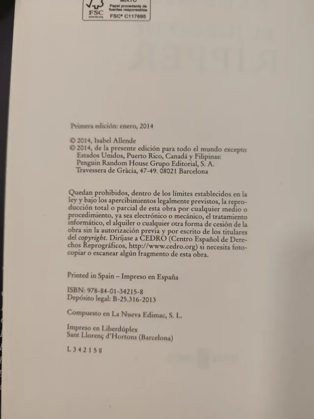 Libro El juego de Ripper