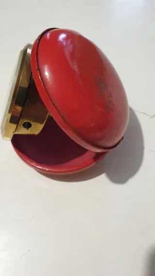 Relógio de corda de mesa vintage Solo 4 Jewels