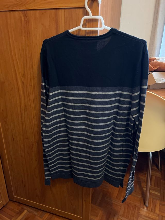 Jersey Springfield Rayas Azul Marino Talla M