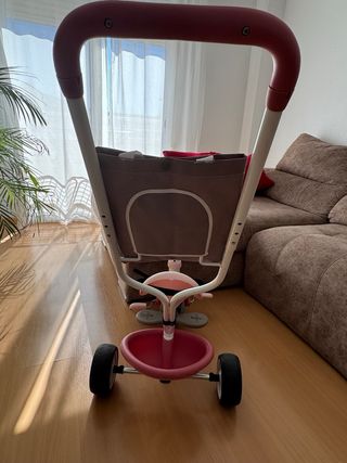 Triciclo Evolutivo Smoby Rosa