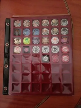 Colección de chapas de cava