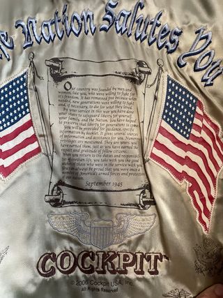 Cazadora piloto original marrón G1 The cockpit