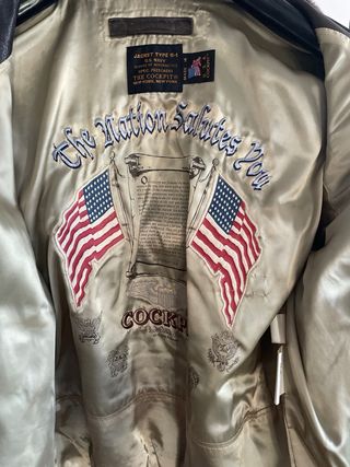 Cazadora piloto original marrón G1 The cockpit