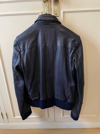 Cazadora Piel O'Neill Azul Talla 42