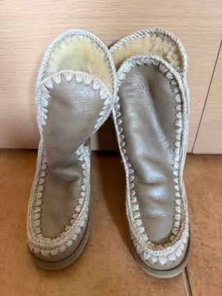 Botas Mou Esquimo Oro Beige