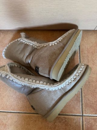 Botas Mou Esquimo Oro Beige