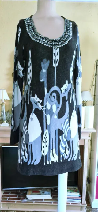 Vestido Túnica ANANY Animales Talla//40/42