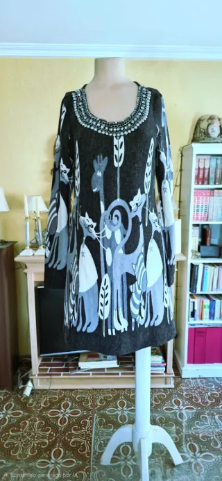 Vestido Túnica ANANY Animales Talla//40/42