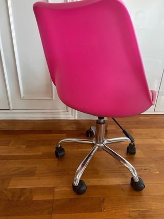 Silla escritorio niña rosa