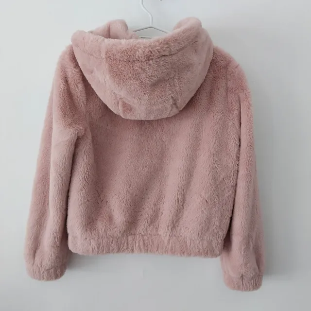 Cazadora pelo sintético rosa INSIDE Talla S