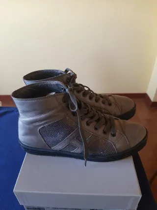 Scarponcini Donna grigio /Argento Marca Hogan