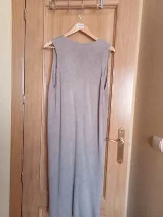 Chaleco de punto beige